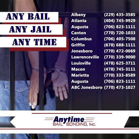 anytime bail bonds agency.